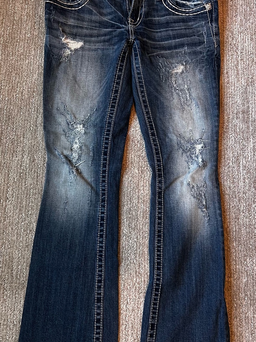 Miss Me Distressed Signature Boot Jeans